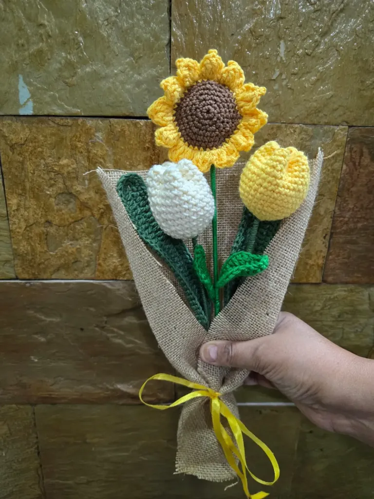 Sunflower & Tulip Bouquet